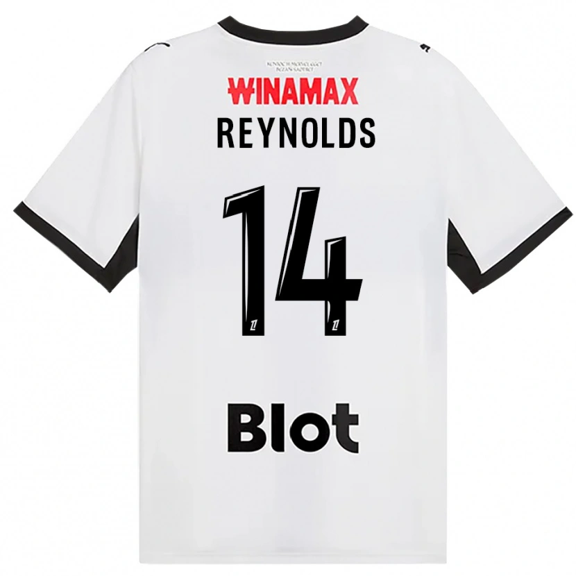 Danxen Hombre Camiseta Bryan Reynolds #14 Negro Blanco Rojo 2ª Equipación 2026/27 La Camisa