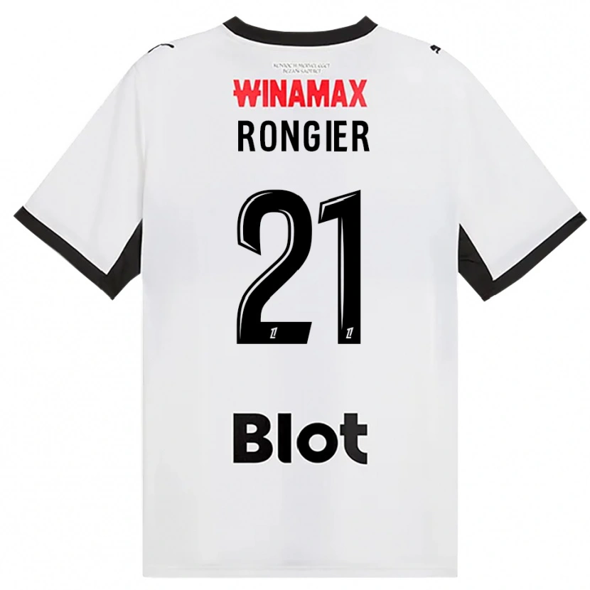 Danxen Hombre Camiseta Valentin Rongier #21 Negro Blanco Rojo 2ª Equipación 2026/27 La Camisa