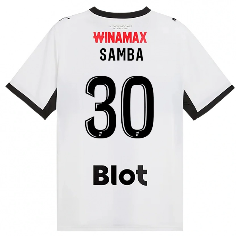 Danxen Hombre Camiseta Brice Samba #30 Negro Blanco Rojo 2ª Equipación 2026/27 La Camisa