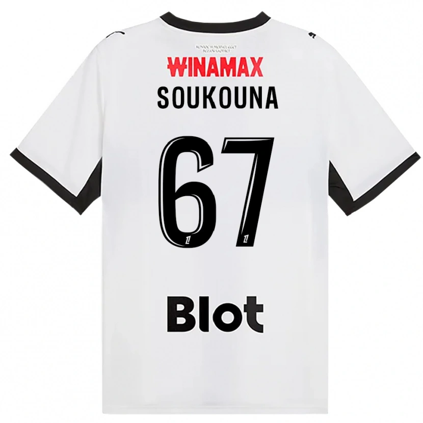 Danxen Hombre Camiseta Isiaka Soukouna #67 Negro Blanco Rojo 2ª Equipación 2026/27 La Camisa