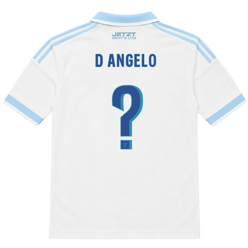 Danxen Hombre Camiseta Gianni D'angelo #0 Azul Cielo Claro Blanco Rojo 2ª Equipación 2026/27 La Camisa