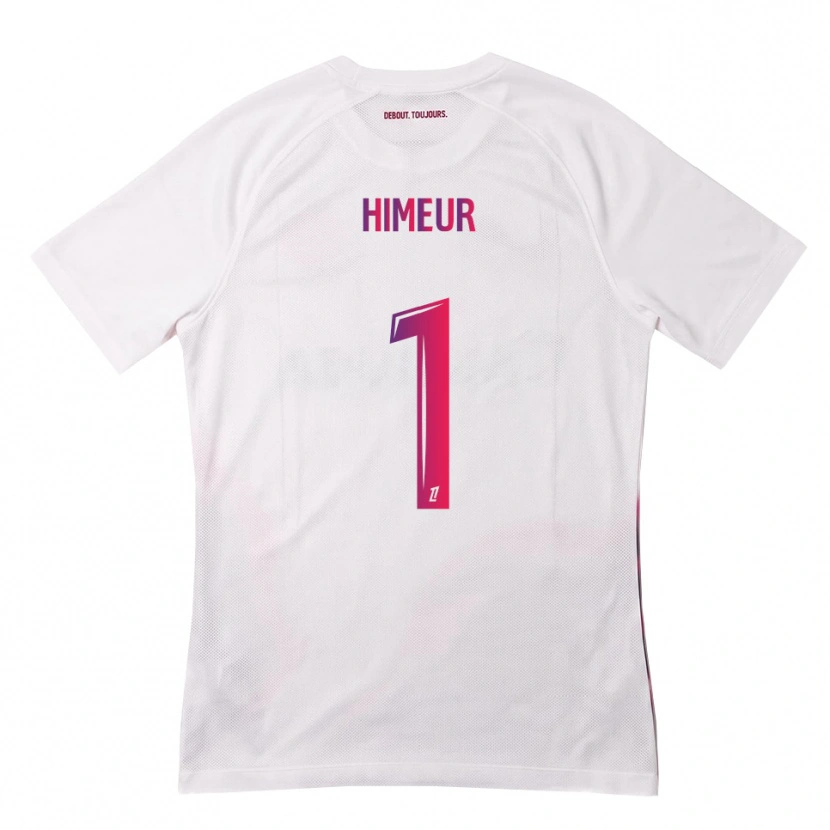 Danxen Hombre Camiseta Thomas Himeur #1 Blanco Rosa Morado 2ª Equipación 2026/27 La Camisa