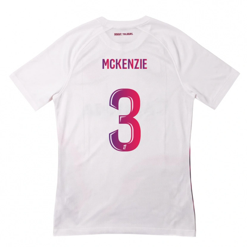 Danxen Hombre Camiseta Mark Mckenzie #3 Blanco Rosa Morado 2ª Equipación 2026/27 La Camisa