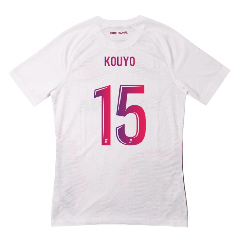 Danxen Hombre Camiseta Dan Kouyo #15 Blanco Rosa Morado 2ª Equipación 2026/27 La Camisa