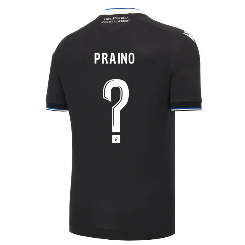 Danxen Hombre Camiseta Chiara Praino #0 Negro Azul Blanco 2ª Equipación 2026/27 La Camisa