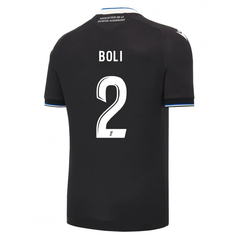 Danxen Hombre Camiseta Franck Boli #2 Negro Azul Blanco 2ª Equipación 2026/27 La Camisa
