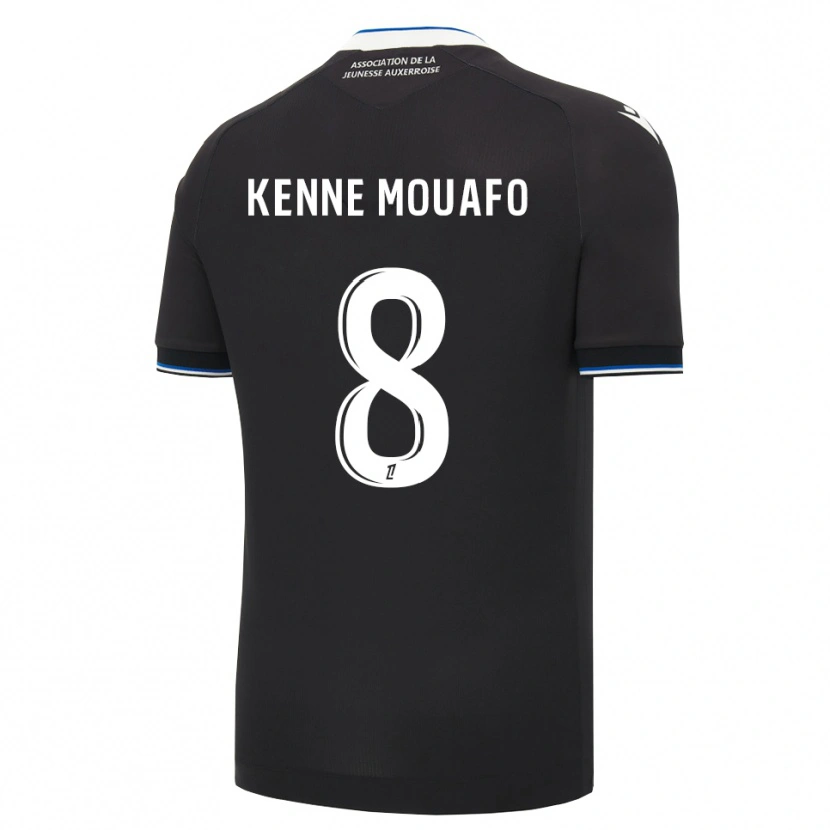 Danxen Hombre Camiseta Kilyan Kenne Mouafo #8 Negro Azul Blanco 2ª Equipación 2026/27 La Camisa