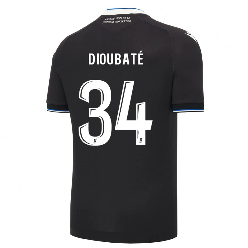 Danxen Hombre Camiseta Lamfia Dioubaté #34 Negro Azul Blanco 2ª Equipación 2026/27 La Camisa