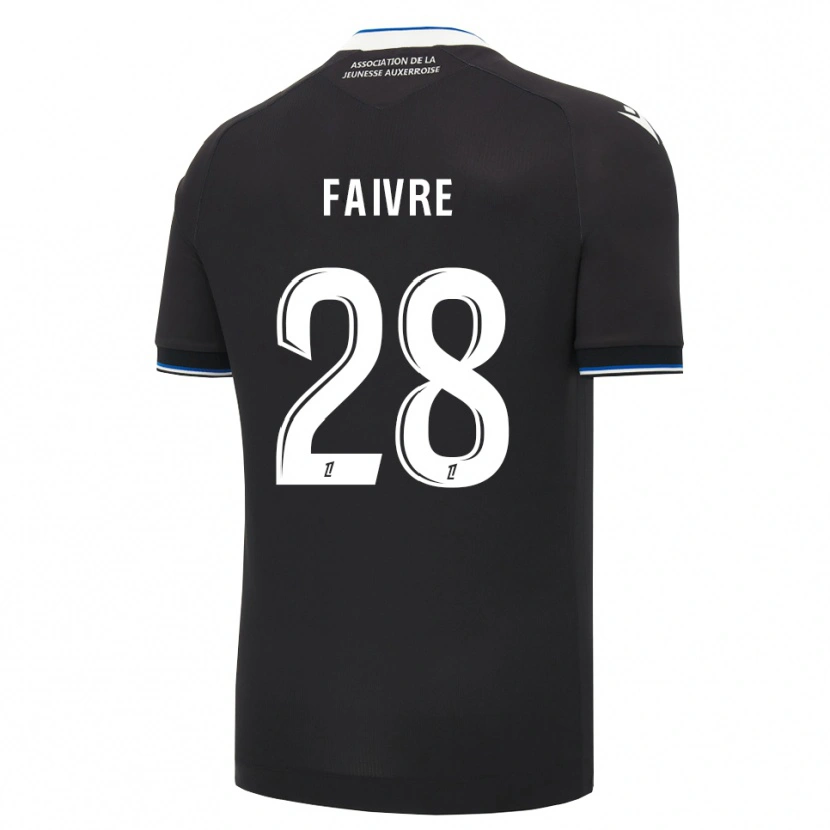 Danxen Hombre Camiseta Romain Faivre #28 Negro Azul Blanco 2ª Equipación 2026/27 La Camisa