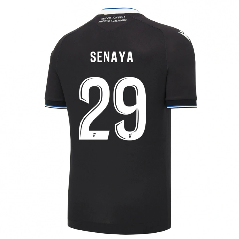 Danxen Hombre Camiseta Marvin Senaya #29 Negro Azul Blanco 2ª Equipación 2026/27 La Camisa