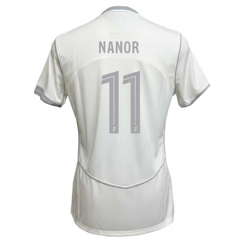 Danxen Hombre Camiseta Enzo Nanor #11 Blanco Gris 2ª Equipación 2026/27 La Camisa