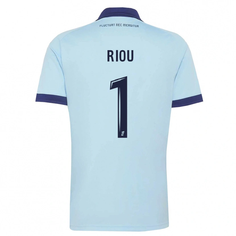 Danxen Hombre Camiseta Remy Riou #1 Azul Aciano Negro 2ª Equipación 2026/27 La Camisa