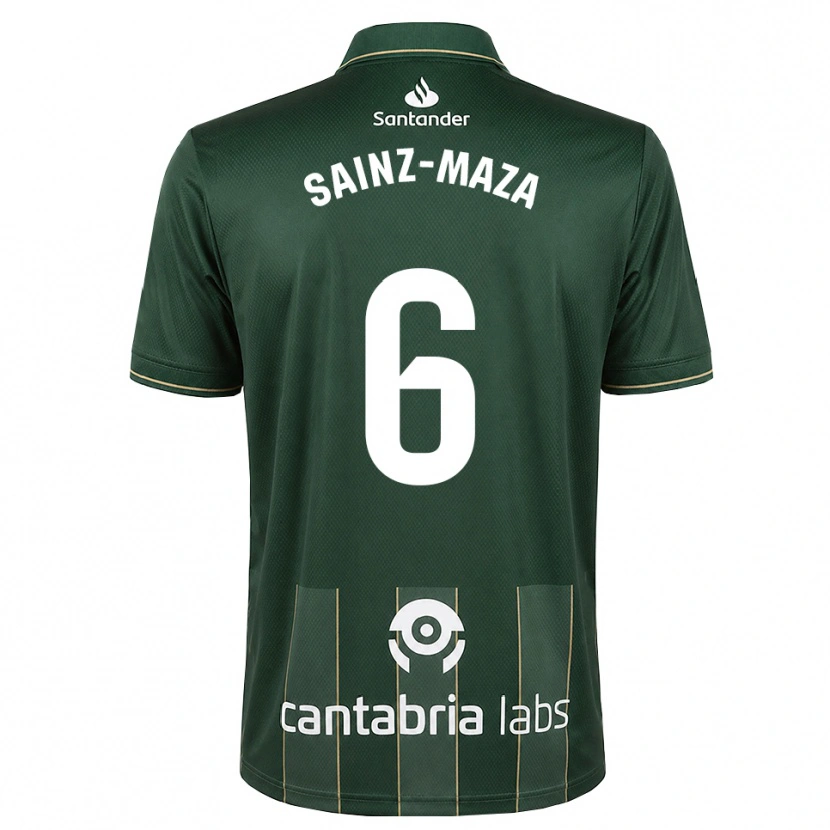 Danxen Hombre Camiseta Íñigo Sainz-Maza #6 Gris Pizarra Oscuro Blanco 2ª Equipación 2026/27 La Camisa