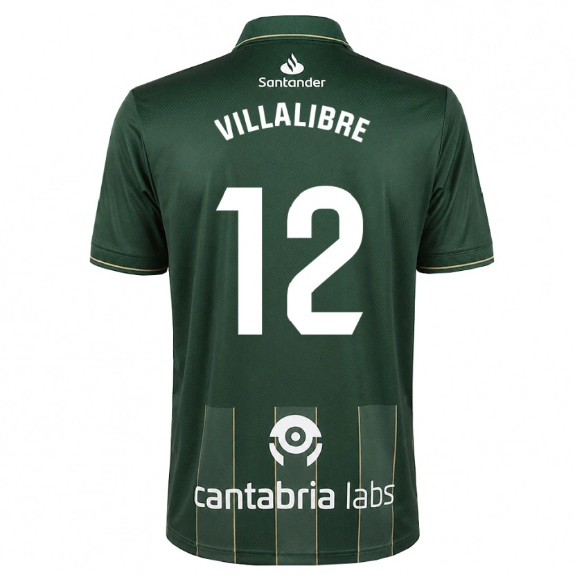 Danxen Hombre Camiseta Asier Villalibre #12 Gris Pizarra Oscuro Blanco 2ª Equipación 2026/27 La Camisa