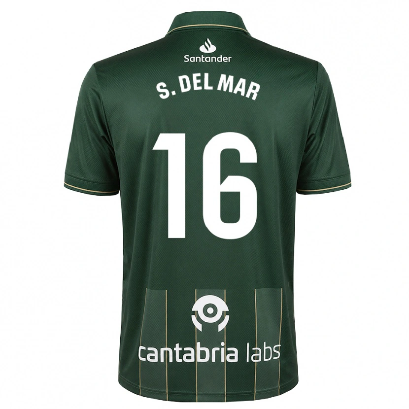 Danxen Hombre Camiseta Sonia Del Mar Perlaza Urquijo #16 Gris Pizarra Oscuro Blanco 2ª Equipación 2026/27 La Camisa