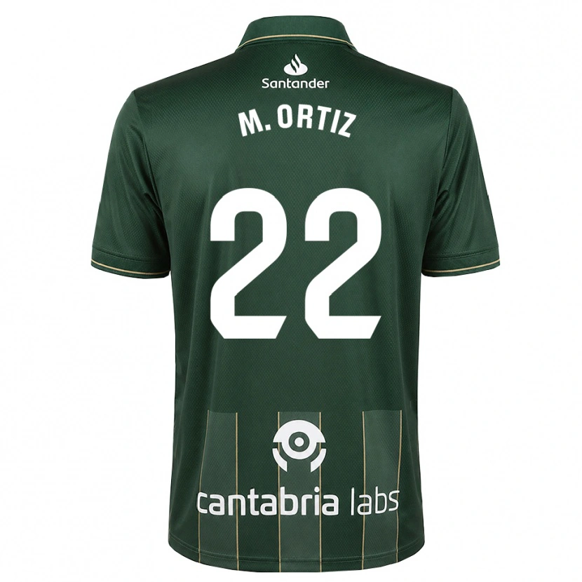 Danxen Hombre Camiseta María Ortiz Heras #22 Gris Pizarra Oscuro Blanco 2ª Equipación 2026/27 La Camisa