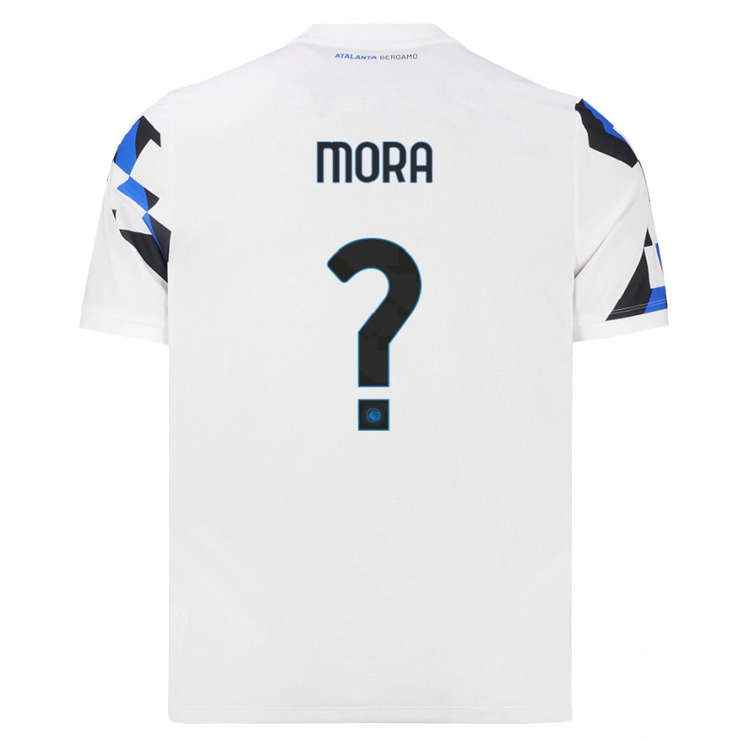 Danxen Hombre Camiseta Christian Mora #0 Blanco Rojo Azul 2ª Equipación 2026/27 La Camisa