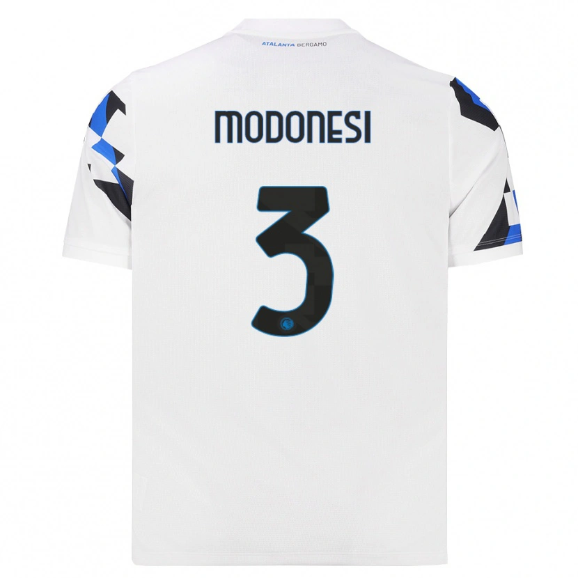 Danxen Hombre Camiseta Giorgio Modonesi #3 Blanco Rojo Azul 2ª Equipación 2026/27 La Camisa