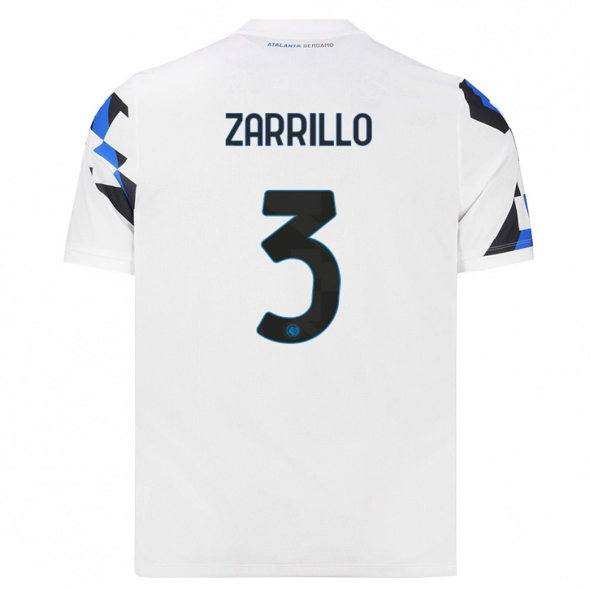 Danxen Hombre Camiseta Antonio Zarrillo #3 Blanco Rojo Azul 2ª Equipación 2026/27 La Camisa