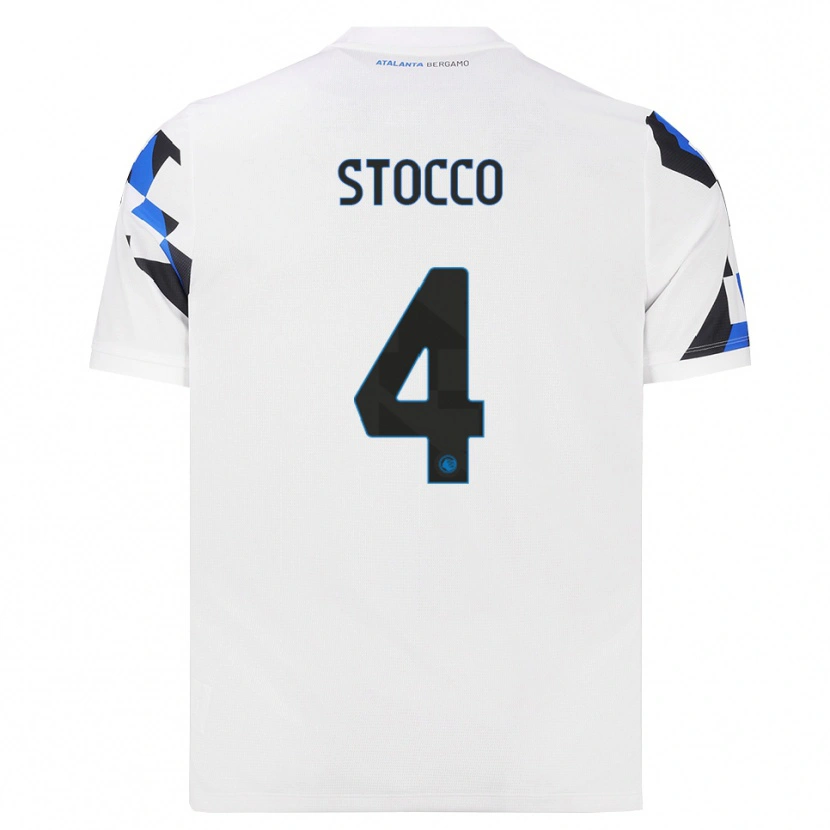 Danxen Hombre Camiseta Pietro Stocco #4 Blanco Rojo Azul 2ª Equipación 2026/27 La Camisa