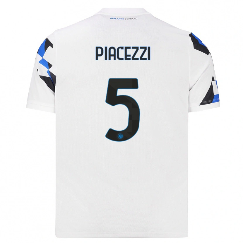 Danxen Hombre Camiseta Eleonora Piacezzi #5 Blanco Rojo Azul 2ª Equipación 2026/27 La Camisa