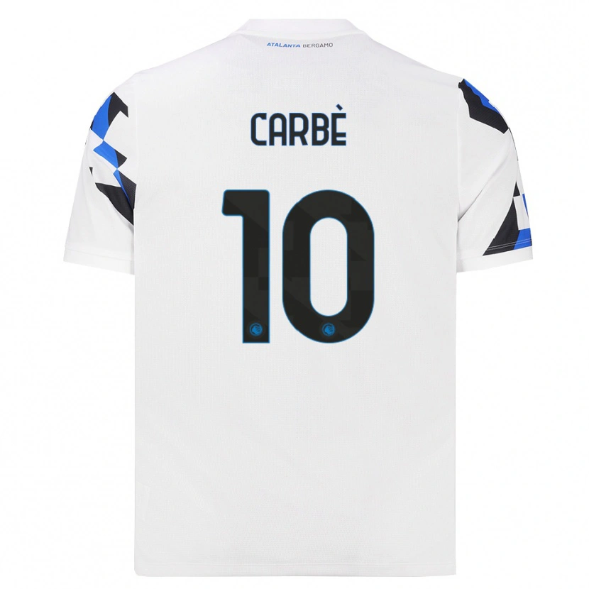 Danxen Hombre Camiseta Alessio Carbè #10 Blanco Rojo Azul 2ª Equipación 2026/27 La Camisa
