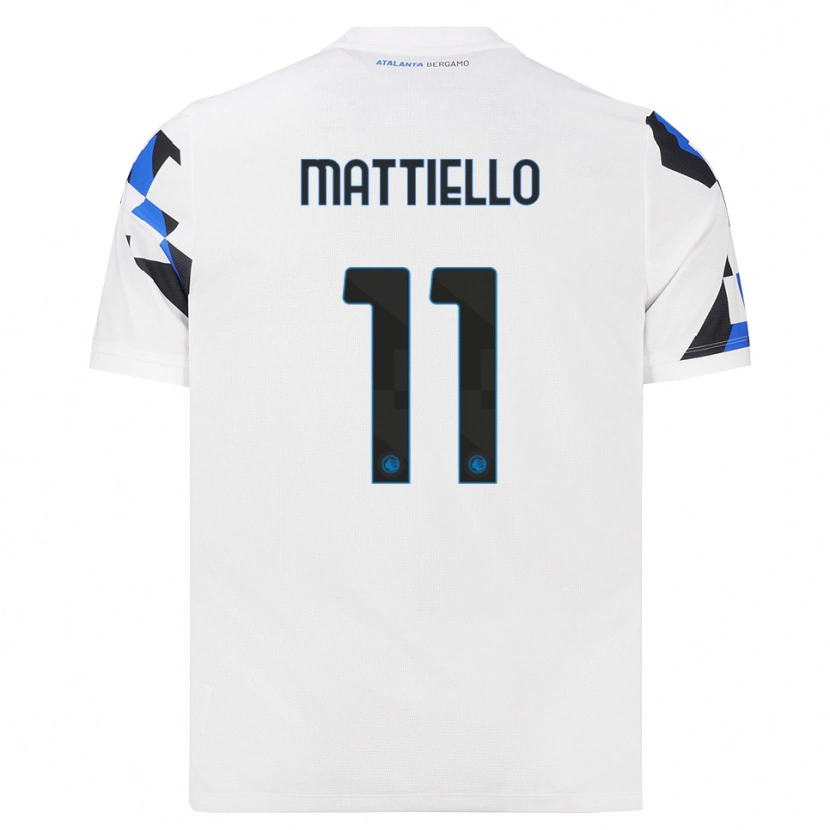 Danxen Hombre Camiseta Federico Mattiello #11 Blanco Rojo Azul 2ª Equipación 2026/27 La Camisa