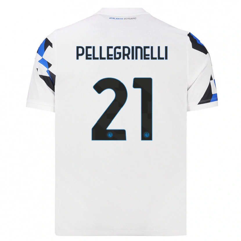 Danxen Hombre Camiseta Giorgia Pellegrinelli #21 Blanco Rojo Azul 2ª Equipación 2026/27 La Camisa