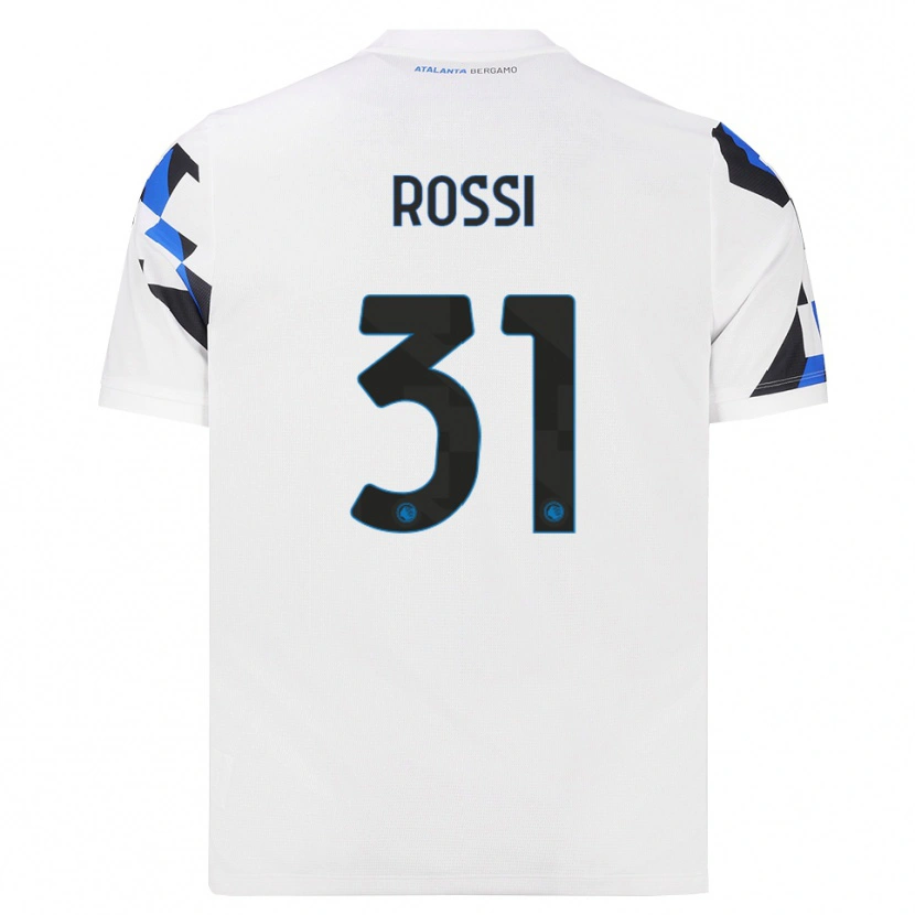 Danxen Hombre Camiseta Francesco Rossi #31 Blanco Rojo Azul 2ª Equipación 2026/27 La Camisa