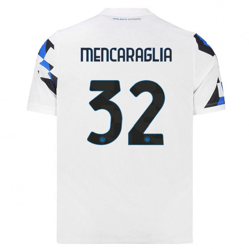 Danxen Hombre Camiseta Filippo Mencaraglia #32 Blanco Rojo Azul 2ª Equipación 2026/27 La Camisa