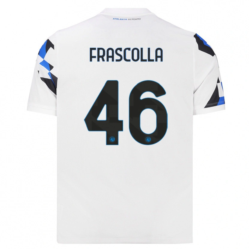 Danxen Hombre Camiseta Andrea Frascolla #46 Blanco Rojo Azul 2ª Equipación 2026/27 La Camisa