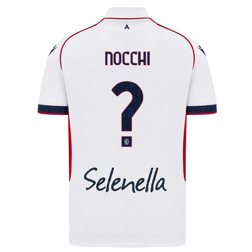 Danxen Hombre Camiseta Isotta Nocchi #0 Blanco Rojo Azul Real 2ª Equipación 2026/27 La Camisa
