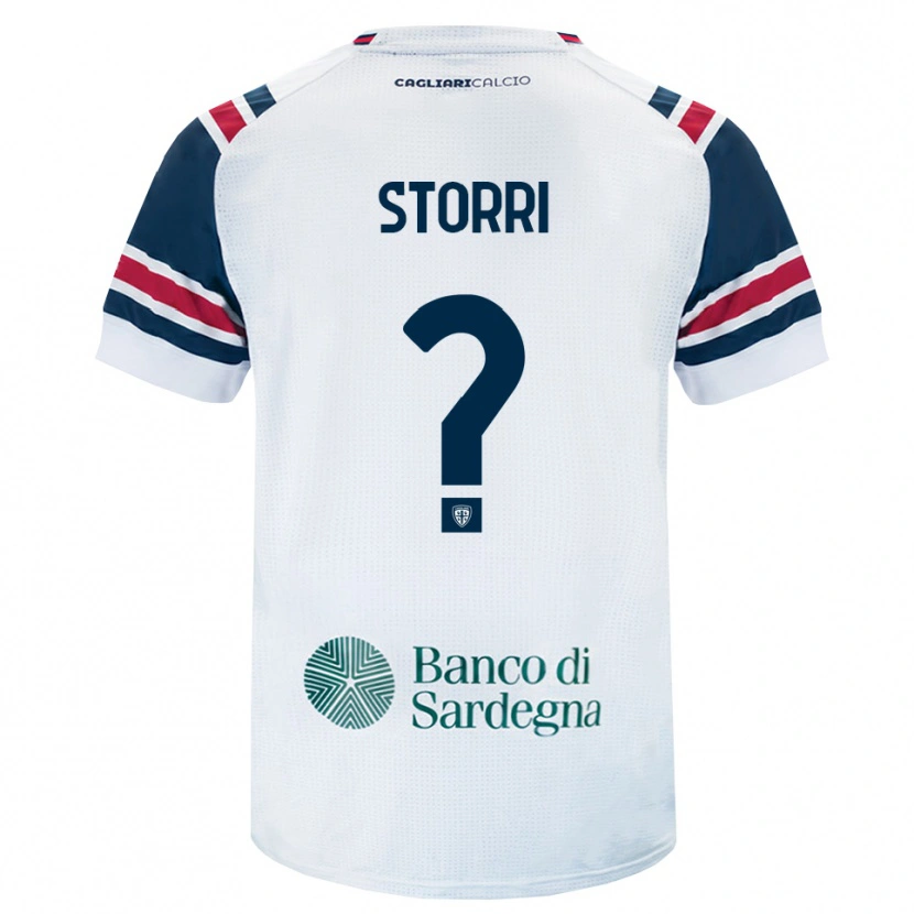 Danxen Hombre Camiseta Leonardo Storri #0 Blanco Rojo Verde 2ª Equipación 2026/27 La Camisa