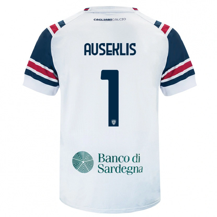 Danxen Hombre Camiseta Henrijs Auseklis #1 Blanco Rojo Verde 2ª Equipación 2026/27 La Camisa