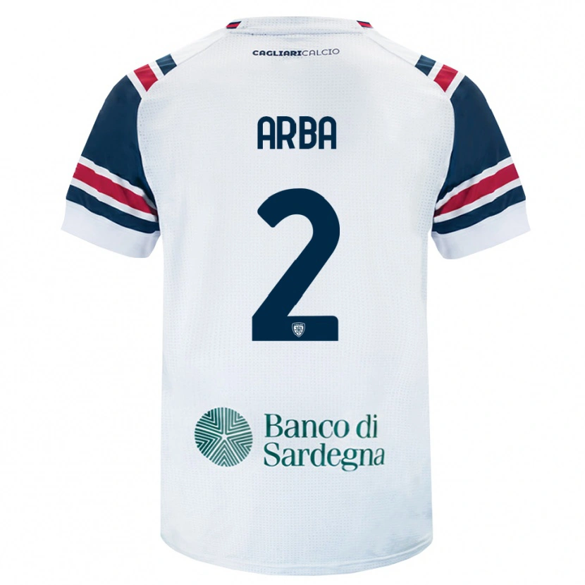 Danxen Hombre Camiseta Federico Arba #2 Blanco Rojo Verde 2ª Equipación 2026/27 La Camisa