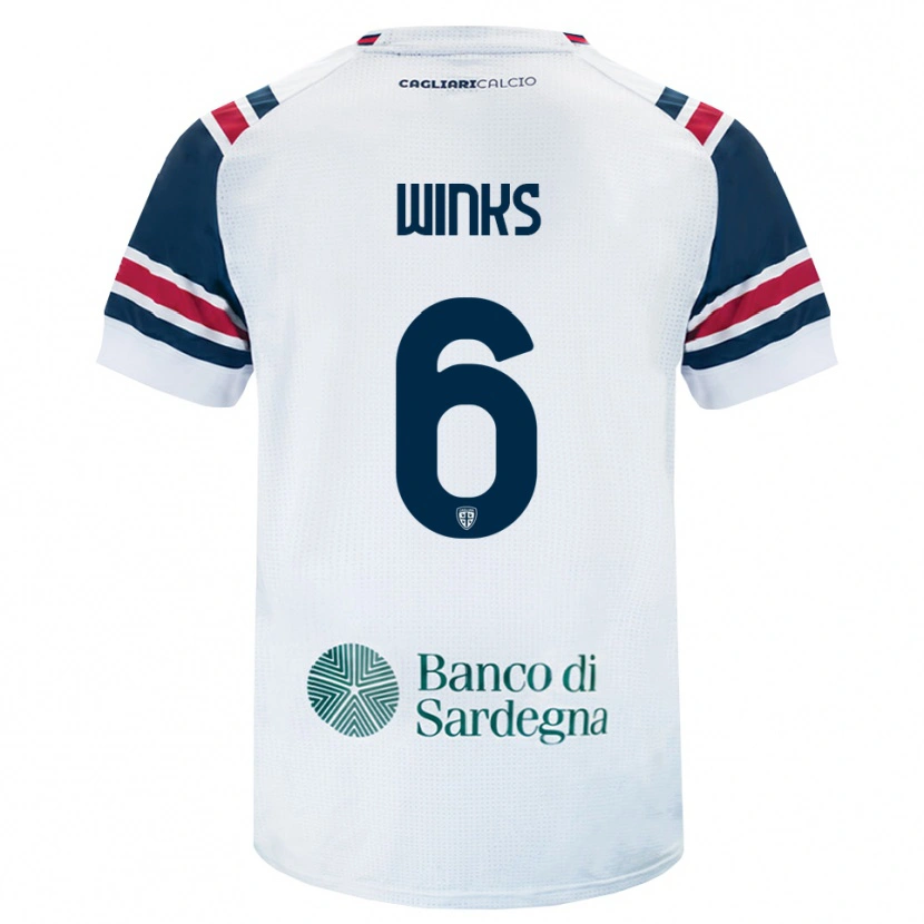 Danxen Hombre Camiseta Harry Winks #6 Blanco Rojo Verde 2ª Equipación 2026/27 La Camisa