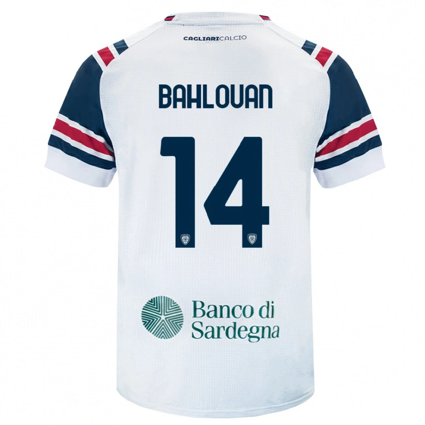 Danxen Hombre Camiseta Amine Bahlouan #14 Blanco Rojo Verde 2ª Equipación 2026/27 La Camisa