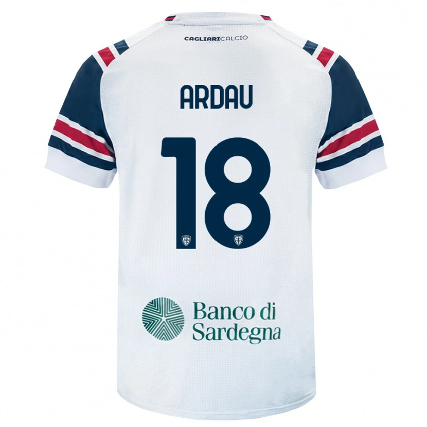 Danxen Hombre Camiseta Samuel Ardau #18 Blanco Rojo Verde 2ª Equipación 2026/27 La Camisa