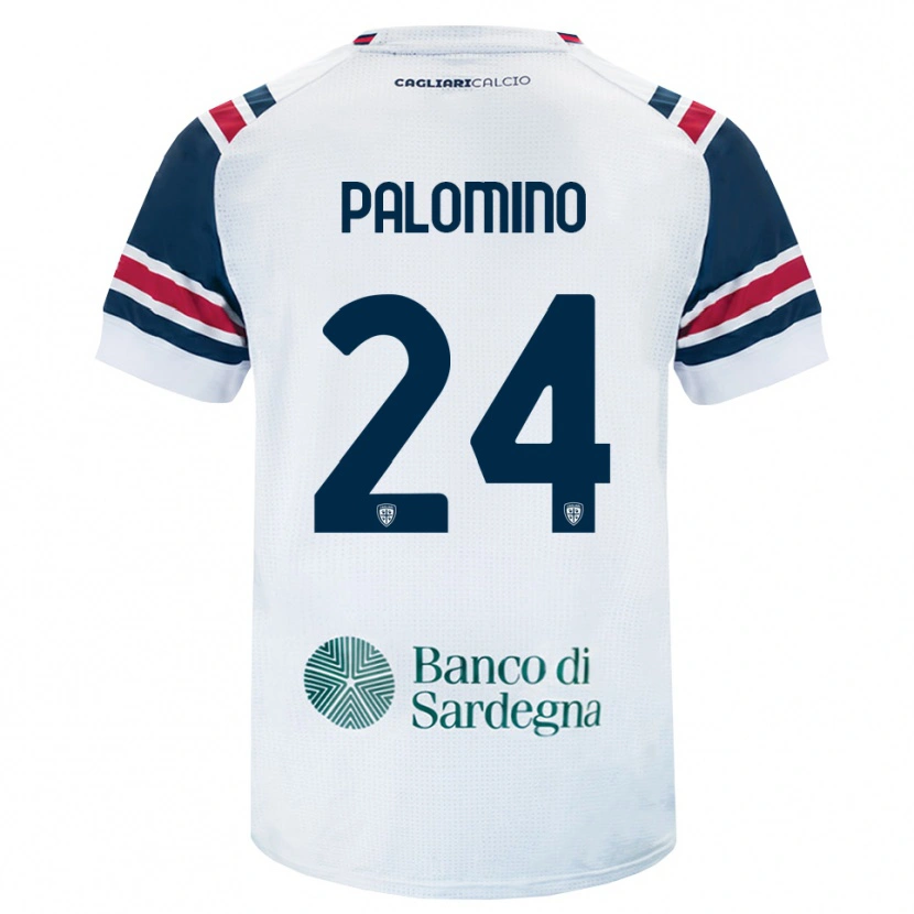 Danxen Hombre Camiseta Jose Luis Palomino #24 Blanco Rojo Verde 2ª Equipación 2026/27 La Camisa
