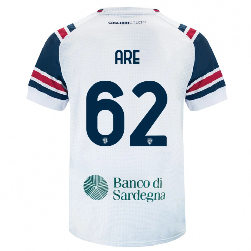 Danxen Hombre Camiseta Emmanuele Are #62 Blanco Rojo Verde 2ª Equipación 2026/27 La Camisa