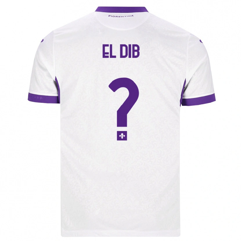 Danxen Hombre Camiseta Karim El Dib #0 Blanco Morado 2ª Equipación 2026/27 La Camisa