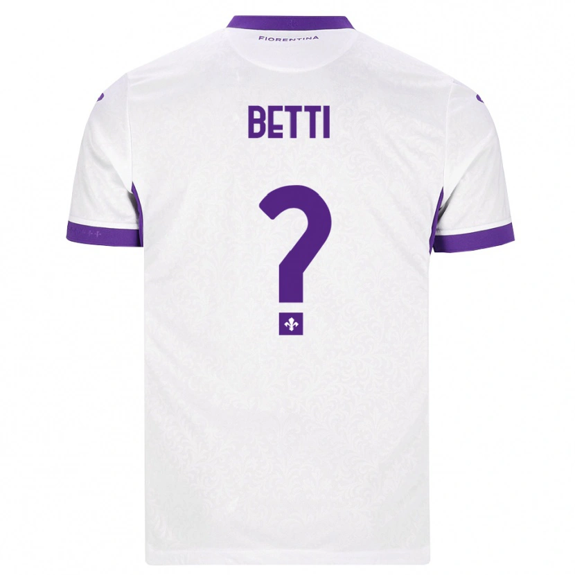 Danxen Hombre Camiseta Tiziano Betti #0 Blanco Morado 2ª Equipación 2026/27 La Camisa