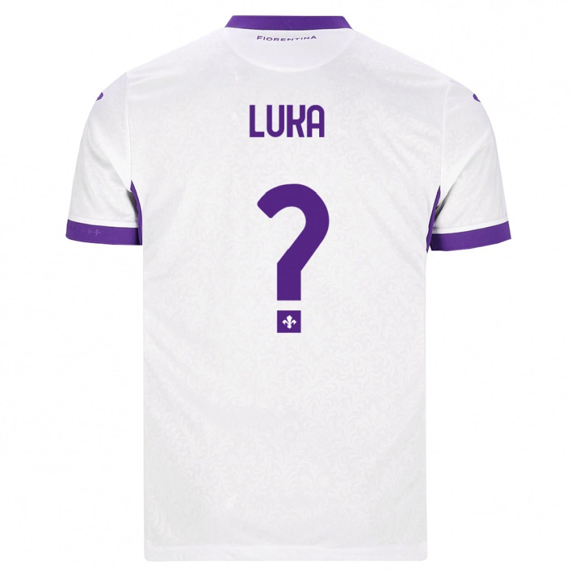 Danxen Hombre Camiseta Majkol Luka #0 Blanco Morado 2ª Equipación 2026/27 La Camisa
