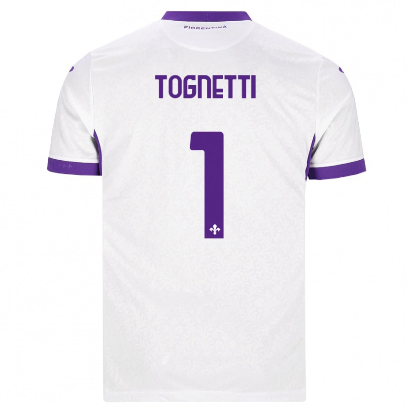 Danxen Hombre Camiseta Laerte Tognetti #1 Blanco Morado 2ª Equipación 2026/27 La Camisa