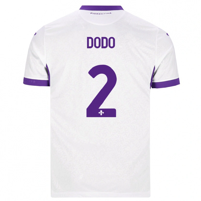Danxen Hombre Camiseta Dodô #2 Blanco Morado 2ª Equipación 2026/27 La Camisa
