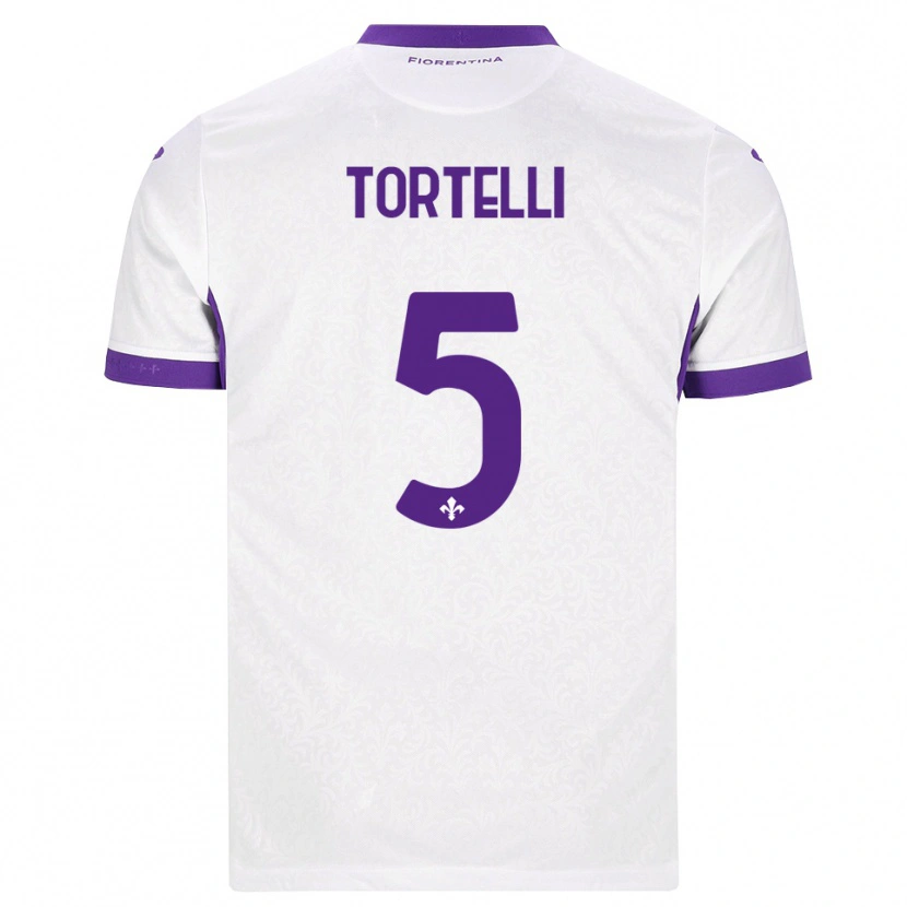 Danxen Hombre Camiseta Alice Tortelli #5 Blanco Morado 2ª Equipación 2026/27 La Camisa