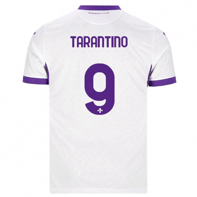 Danxen Hombre Camiseta Jacopo Tarantino #9 Blanco Morado 2ª Equipación 2026/27 La Camisa
