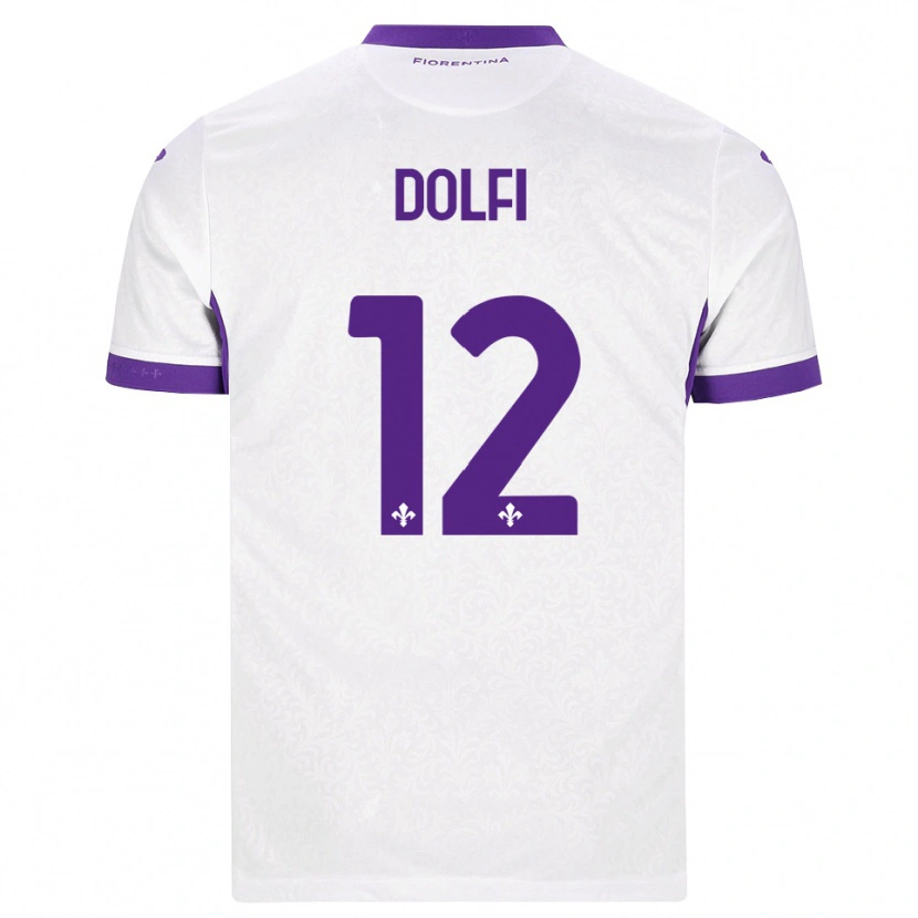 Danxen Hombre Camiseta Brando Dolfi #12 Blanco Morado 2ª Equipación 2026/27 La Camisa