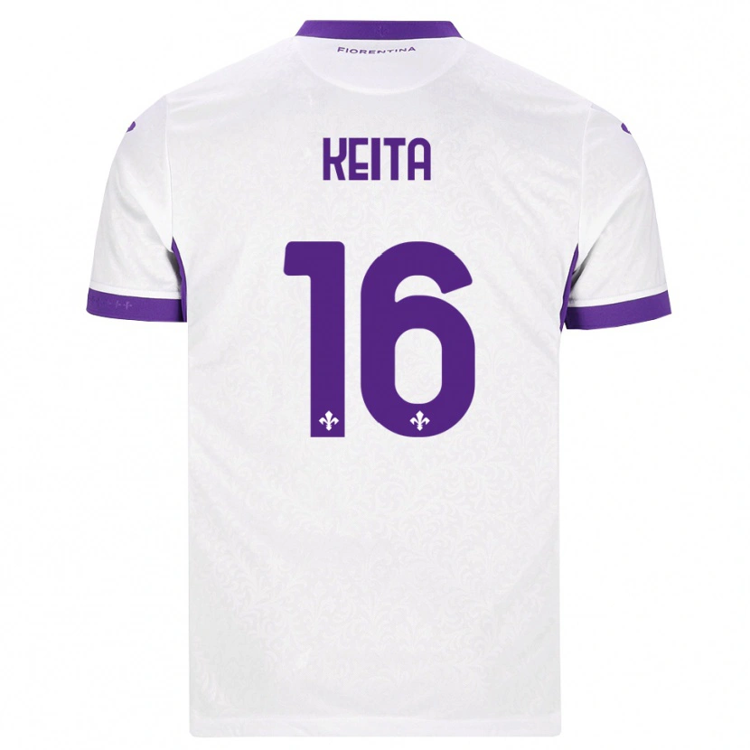 Danxen Hombre Camiseta Bala Keita #16 Blanco Morado 2ª Equipación 2026/27 La Camisa