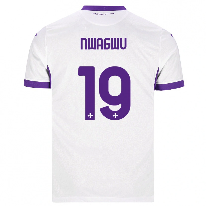 Danxen Hombre Camiseta Ikenna Nwagwu #19 Blanco Morado 2ª Equipación 2026/27 La Camisa